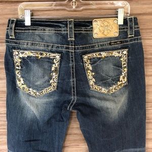 🛍closet closing🛍 miss me gold ankle skinny jeans